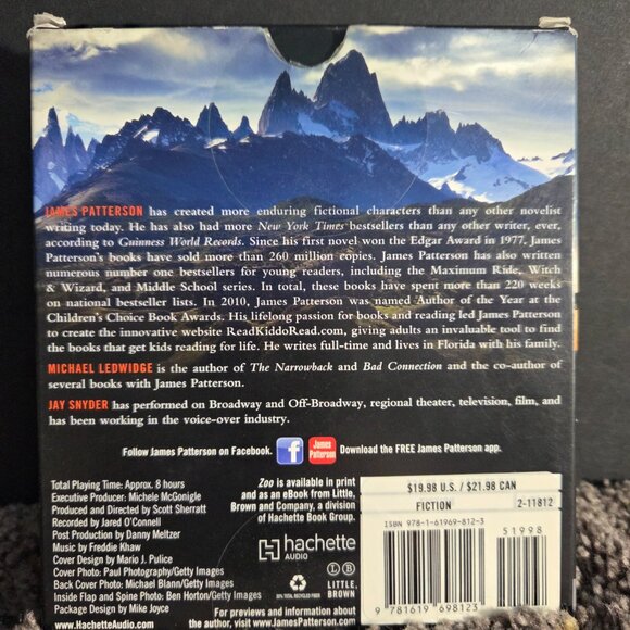 3 Audiobooks (CD) Zoo, Low Pressure, Deception - Picture 7 of 7